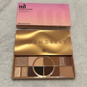 Urban Decay Naked Shaped Eyeshadow Palette - Gold, Brown, and Black